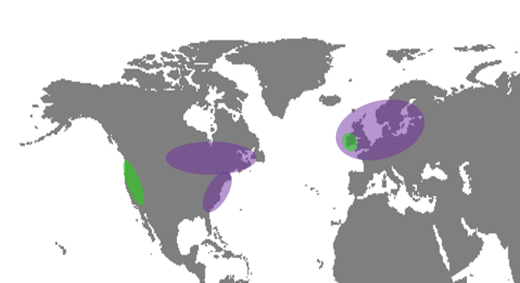 Distribution map